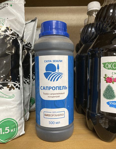 Торфо-сапропелевый концентрат Сила Земли, 500 мл